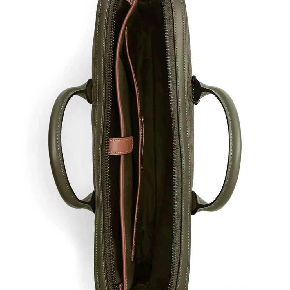 Coach 🆕 Olive Signature Laptop Brief case messenger commuter bag